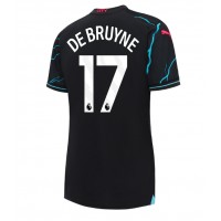 Billiga Manchester City Kevin De Bruyne #17 Tredje fotbollskläder Dam 2023-24 Kortärmad